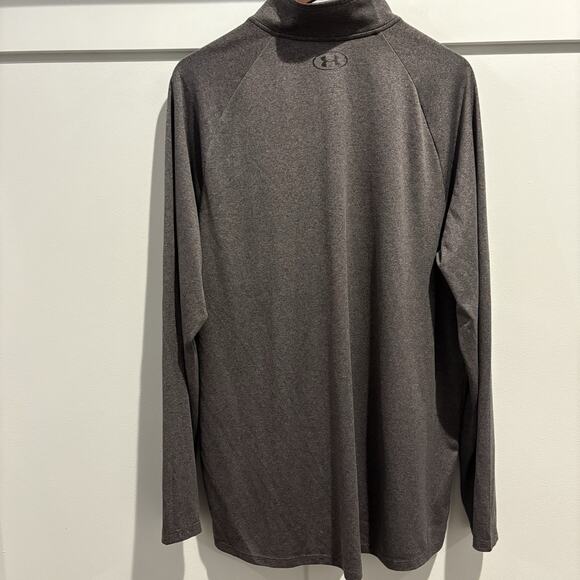 Under Armour Men Size XXL Gray Tech‎ 1/2 Zip Pullover Shirt Quick Dry Activewear - Picture 6 of 12